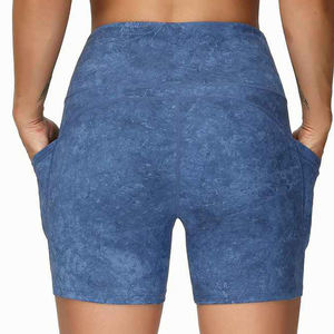 Transpirable de secado rápido High Short Gym Fitness Leggings sin costuras para mujeres pantalones cortos leggings, sin costuras, cintura alta - Product Image 3