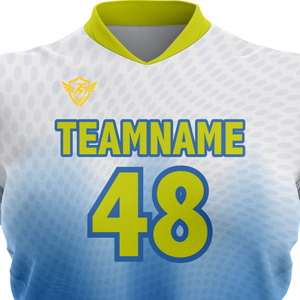 Conjunto de Uniforme de Voleibol Personalizado para Mujer, Poliéster con Impresión por Sublimación, Manga Corta, Cuello en V, Uniforme de Equipo, Secado Rápido, Transpirable, para Entrenamiento - Product Image 5