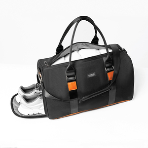 NATOLI AMBERD T6 Travel Bag <b>Large</b> Capacity Dark Polyester Fashion Zippered Closure Unisex for Men and <b>Women</b> - Product Image 4