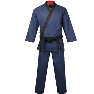 2024 Premium personalizado MMA Jiu Jitsu Gi con logotipo de tela personalizado de alta calidad nuevo diseño mangas completas en varios colores - Product Image 5
