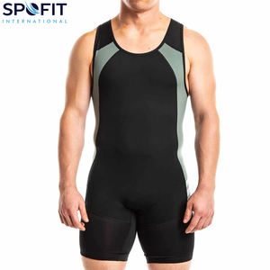 Wholesale Comfortable Men's Wrestling Suits Custom Made Wrestling Singlet Cool Design Wrestling Singlets - Product Image 1