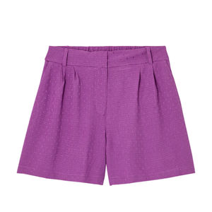 Alta calidad elegante liso precio al por mayor nuevo diseño de color sólido mujeres pantalones cortos de diseño personalizado ropa de calle mujeres pantalones cortos servicio OEM - Product Image 6