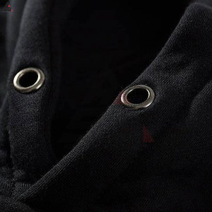 Usine personnalisée broderie Patch impression strass acide lavage pull à capuche hommes poids lourd français hiver 100% coton polaire - Product Image 3