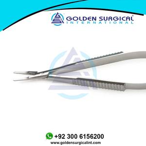 Portaagujas de resorte Micro Castroviejo | Instrumentos vasculares | Instrumentos quirúrgicos de cirugía ocular oftálmica - Product Image 3