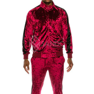 ชุดวอร์มกำมะหยี่สำหรับผู้ชายไซส์ใหญ่ สวมใส่กลางแจ้ง พร้อมโลโก้สั่งทำพิเศษ สำหรับฤดูหนาว เนื้อผ้าระบายอากาศได้ดี ทนทาน ดีไซน์ล่าสุด - Product Image 4