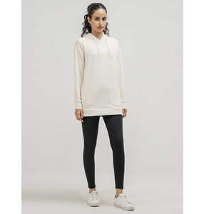 Sudadera con capucha de lana de gran tamaño para mujer, jersey de Color sólido con bolsillo | Casual Winter Warm Wear puff Print hoodies unisex - Product Image 2