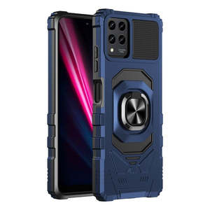 Fundas Magnéticas con Anillo para T-Mobile Revvl 6 Pro 5G/Revvl 6X Pro, Color Azul - Product Image 1