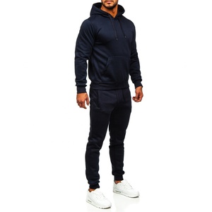 Vente en gros de survêtements d'hiver écologiques pour hommes avec logo personnalisé vêtements d'extérieur coupe-vent respirants de grande taille sweats à capuche de jogging - Product Image 5