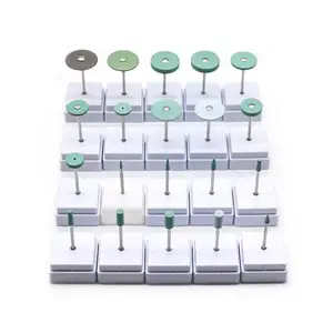 Material dental Materiales de pulido dental Burs de goma Porcerlian Kits de pulido con 12 PCS/Box