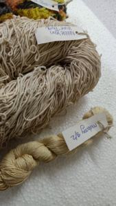 Sari soie brocart ruban de soie fil d'ortie lin rubans flous rubans de frisottis de coton fil de soie de mûrier 6 plis pour les magasins de fils - Product Image 5