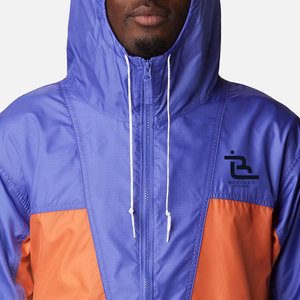 Veste coupe-vent en nylon imperméable légère à fermeture éclair intégrale avec capuche pour l'extérieur, veste décontractée sur mesure - Product Image 4