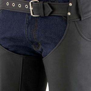 Chaps en cuir pour hommes avec un design fonctionnel simple, chaps en cuir pour l'équitation et les activités de plein air, chaps en cuir pour hommes - Product Image 6