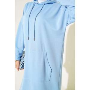 Tunique à Poches Kangourou Bleu Bébé - Product Image 1