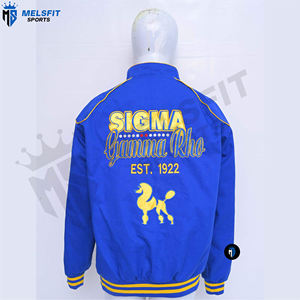 Fabricant OEM Veste universitaire pour homme de haute qualité, veste de baseball personnalisée, broderie sur le devant, écologique, coupe-vent, laine, hiver - Product Image 3