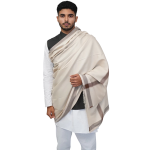 Chal de Lana para Hombre Musulmán, Diseño Floral de Puntos, Ligero, Elástico en Cuatro Direcciones, Precio Económico, Estampado, Superventas 2026 - Product Image 2