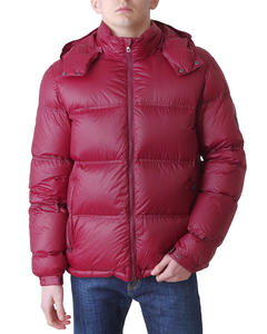 Chaqueta acolchada de calidad superior personalizada para hombre, elegante cuello levantado con capucha para invierno, estilo de calle principal - Product Image 1