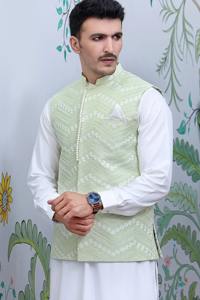 Gilet sans manches artisanal pour homme, style culturel, respirant, 100 % coton biologique, pour vêtements traditionnels, vente en gros, export - Product Image 3