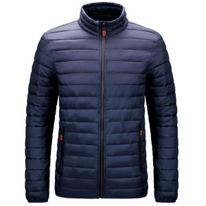 Chaqueta Bomber de poliéster de talla grande 100% más vendida Ropa de invierno de talla grande Cremallera Estilo informal Color sólido - Product Image 1