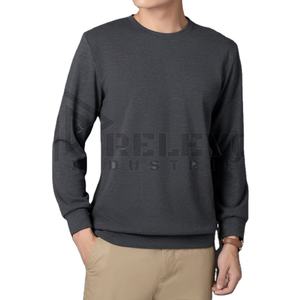 T-shirt décontracté pour homme à manches longues et col rond, coupe régulière, confortable, style sweat-shirt oversize - Product Image 5