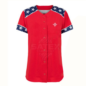 Uniforme de softball respirant sur mesure, 100% polyester, haute qualité, service OEM, à vendre - Product Image 2