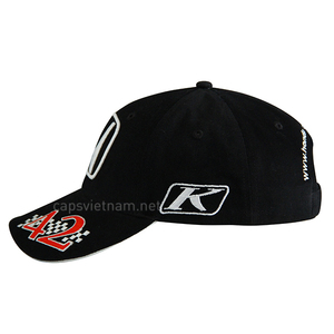 Casquette de sport légère et performante OEM Vietnam, avec panneaux perforés respirants, logo personnalisé, MOQ flexible, vente en gros - Product Image 6