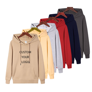 Sweat à capuche en coton unisexe imprimé de logo personnalisé 100% Survêtement en polaire tricoté lourd Sweat-shirt décontracté à capuche pour hommes femmes ODM Supply - Product Image 2