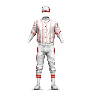 Uniformes de Béisbol Personalizados de Alta Calidad, Tallas Grandes, 100% Poliéster, Transpirables, Antibacterianos, de Secado Rápido, con Nombre de Equipo y Estilo Personalizado - Product Image 2