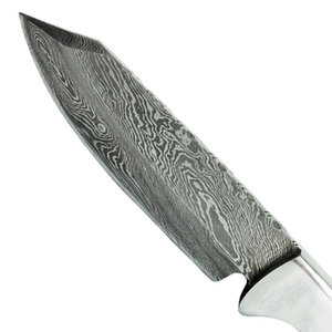 Cuchillo de caza de acero de Damasco del fabricante superior, mango de madera ligero de calidad superior, longitud regular OEM personalizable - Product Image 2