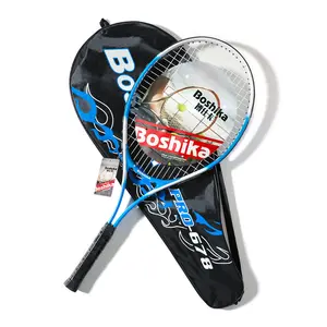 Custom Boshika Aluminium Composiet Padelrackets Professionele Mannen Vrouwen Strand Tennisrackets Set Met Tas