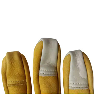 Venta caliente Guantes de soldadura de cuero dividido de vaca para protección de manos Guantes de seguridad de trabajo Trabajo pesado Industrial - Product Image 3