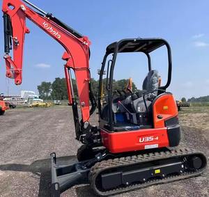 Vente flash : Mini-excavatrice Kubota d'occasion bon marché, U55-4, U35-4, U35, U20, U15, en bon état, prix bas, 5 tonnes, 3,5 tonnes, excavatrice d'origine - Product Image 1