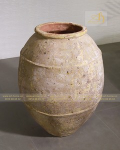 Grande jardinière en céramique Pot en céramique océanique OC021H80PI Décor rose pour le jardin et créer des mini paysages. - Product Image 2