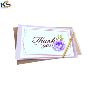 การ์ดขอบคุณสำหรับธุรกิจกำหนดเองการ์ดอวยพรพร้อมโลโก้การพิมพ์การ์ดขอบคุณ - Product Image 3
