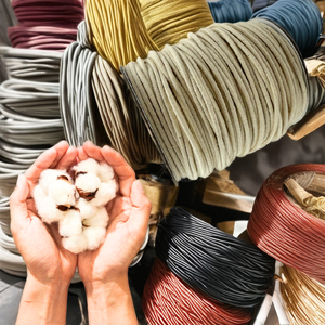 Cordon tressé en polyester 100% écologique à haute ténacité, longueur personnalisée, vente en gros d'usine, diamètre 2,5 mm, pour la fabrication de bougies et les vêtements - Product Image 3