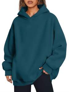Sudadera con capucha de gran tamaño para mujer hecha a medida, ropa informal, el mejor Material usado, sudaderas con capucha de gran tamaño transpirables para mujer - Product Image 2