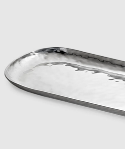 Plateau de service à sushi en acier inoxydable de qualité commerciale, finition polie de style bateau lavable au lave-vaisselle pour restaurants, bateaux de restauration - Product Image 4