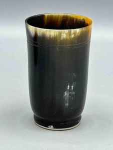 Grande tasse en corne de Viking fabriquée à la main Artisanat naturel fabriqué à partir de corne véritable - Product Image 3