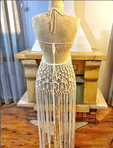 ฮิปปี้ฤดูร้อนHellenisticชุด,โบฮีเมียนบีชงานแต่งงานผู้หญิงTop Macrameชุดชายหาด - Product Image 3