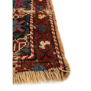 Alfombra de Lana Estilo Kilim Nayaab Azul, 9x12, Gran Tamaño, Hecha a Mano, 10mm de Grosor, Diseño Geométrico Rectangular para Entrada del Hogar - Product Image 4
