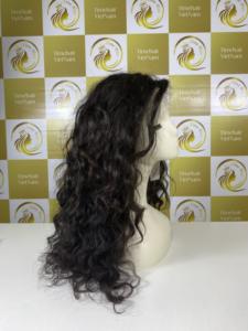 วิกผมมนุษย์แบบเต็มศีรษะ100% ผมหยักศกสีดำธรรมชาติจากเวียดนาม - Product Image 5