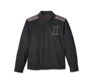 Chaqueta de Trabajo Reflectante de Lona al por Mayor, Chaqueta de Trabajo Impermeable de Talla Grande con Cuello Camisero Personalizada para Hombre - Product Image 4