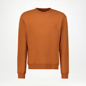 OEM et ODM pull d'hiver pour hommes avec logo personnalisé haut en tricot à manches longues en jacquard et lettres et col rond pull en coton uni tricots - Product Image 6