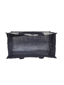 Sacs à provisions réutilisables écologiques en jute Tesco avec logo imprimé personnalisé et poignée en ruban adhésif en coton - Product Image 3