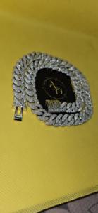 <b>Clover</b> Leaf <b>Bracelet</b> VVS Moissanite 925 Sterling Silver Passes Diamond Tester - Product Image 3