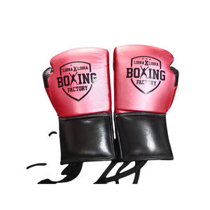 Cuero Muaythai MMA Kick Boxing Guantes Logotipo personalizado Adultos Niños Entrenamiento profesional Ganar Guantes DE BOXEO - Product Image 2