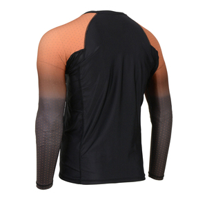 Custom BJJ Rash Guard Breathable Long Sleeves <b>Printed</b> High Quality Custom Design Men Rash Guard - Product Image 5