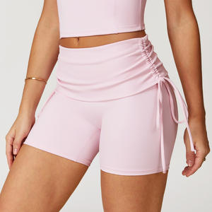 Shorts d'été respirants personnalisés avec logo pour femmes, confortables, vente en gros OEM, shorts basiques pour femmes, style sexy pour le yoga et les occasions spéciales - Product Image 3