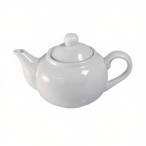 Théière en porcelaine blanche Saturnia 500 ml, collection de tasses en céramique ROMA - Product Image 2