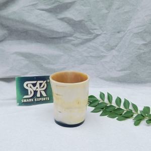 แก้วบัฟฟาโลฮอร์น70มม. ทำมือคุณภาพระดับพรีเมียมสำหรับเบียร์ไวน์และเครื่องดื่มอุปกรณ์สำหรับบาร์แบบชนบทและของขวัญเฉพาะบุคคล - Product Image 4