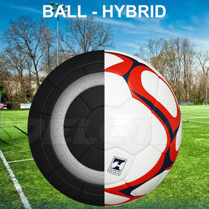 Ballon de football hybride le plus vendu, faible MOQ, dernier style, couleur unie, en vente - Product Image 3